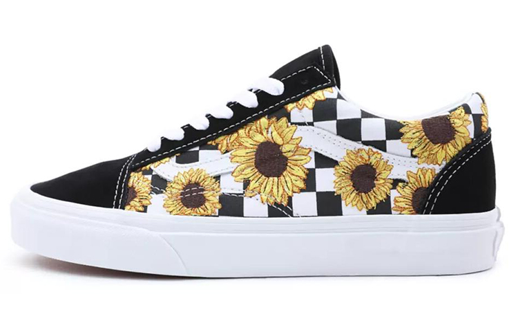 Buy Vans Old Skool Cetak Hitam/Kuning VN0A7Q2J682