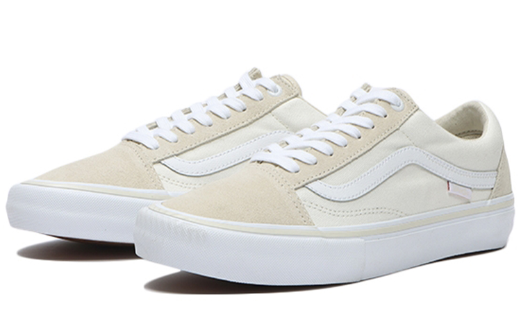 Order Vans Old Skool Pro Beige/Putih VN0A45JCQJM