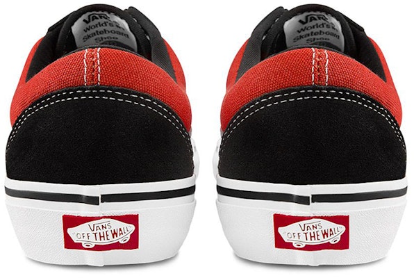 Vans Old Skool Pro Hitam/Merah VN0A45JCY8J Shop Vans Old Skool Pro Hitam/Merah VN0A45JCY8J