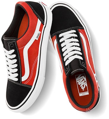 Vans Old Skool Pro Hitam/Merah VN0A45JCY8J Purchase Vans Old Skool Pro Hitam/Merah VN0A45JCY8J