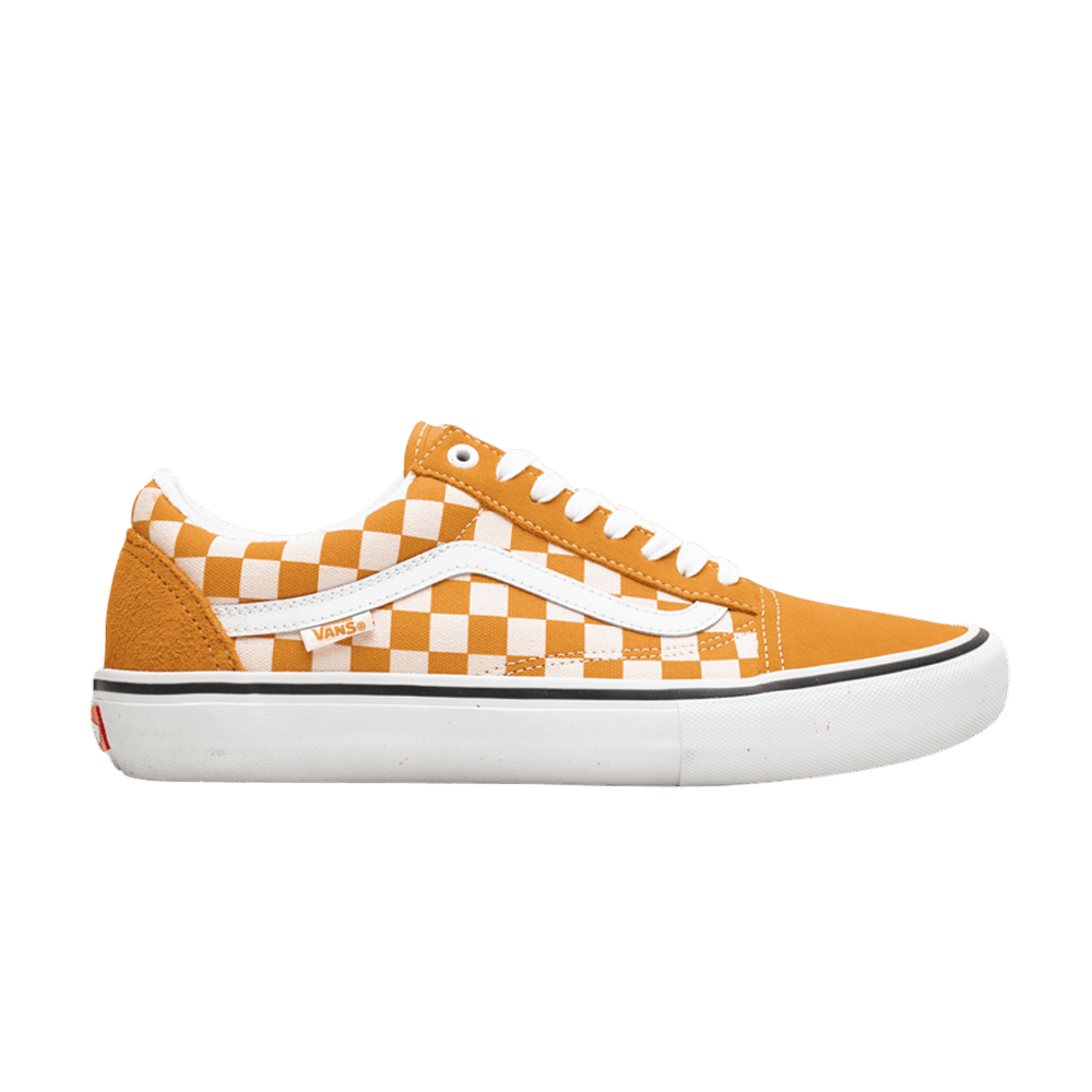 Vans Old Skool Pro 'Checkerboard - Dark Cheddar' VN0A453SS2R