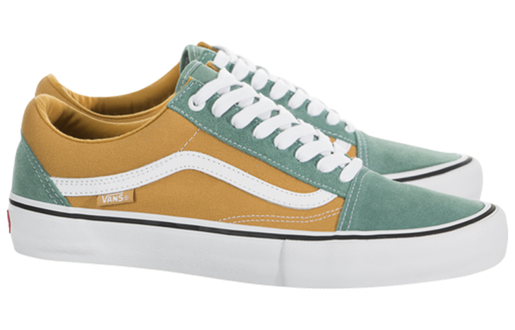 Order Vans Old Skool Pro 'Oak Buff Oil Blue' Zapatillas Clásicas. VN0A45JCSXQ