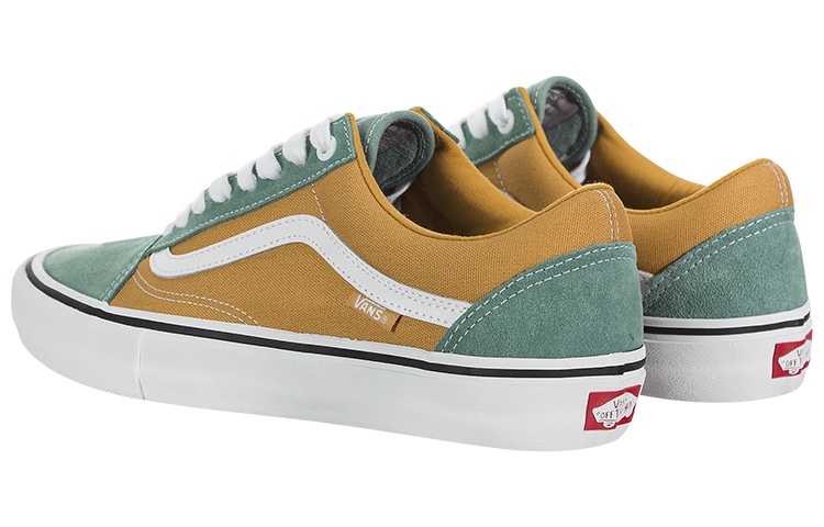 Lookbook Vans Old Skool Pro 'Oak Buff Oil Blue' Zapatillas Clásicas. VN0A45JCSXQ