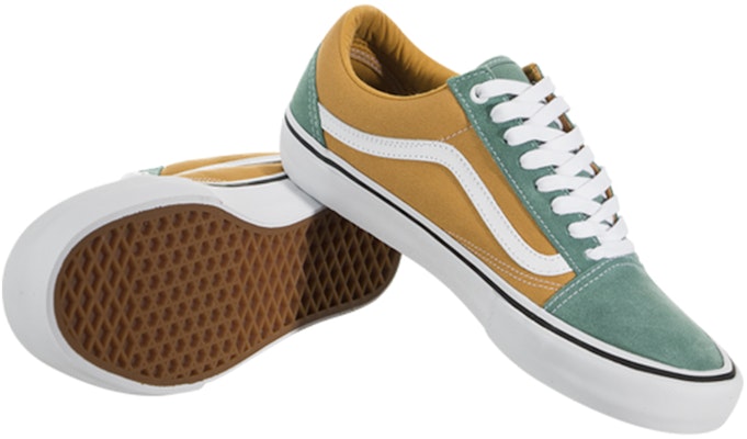 Vans Old Skool Pro 'Oak Buff Oil Blue' VN0A45JCSXQ Shop Vans Old Skool Pro 'Oak Buff Oil Blue' VN0A45JCSXQ