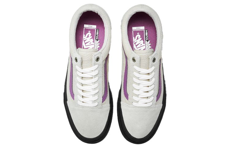 Lookbook Vans Old Skool Pro 'Ungu Putih' VN000ZD4W8P