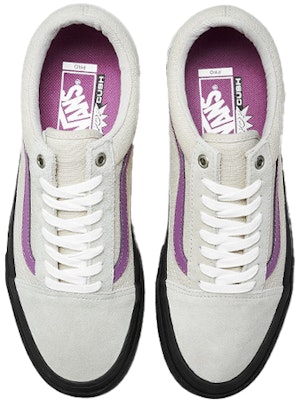 Vans Old Skool Pro 'Purple White' VN000ZD4W8P Lookbook Vans Old Skool Pro 'Purple White' VN000ZD4W8P