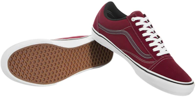 Shop Vans Old Skool Pro ''Rumba Red'' Rouge VN0A45JCVG4