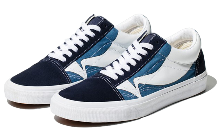 Order Vans Old Skool 休閒 低幫 板鞋 男女同款 海軍藍