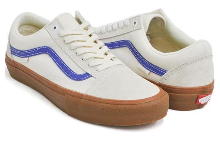 Shop Vans オールドスクール Pro (白) VN0A45JCSXO