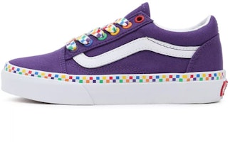 Vans Old Skool Rainbow Checkerboard 'Purple White' VN0A7Q5FAC0 Vans Old Skool Rainbow Checkerboard 'Purple White' VN0A7Q5FAC0