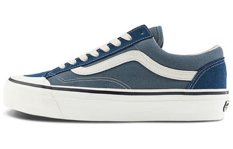 Buy Vans Old Skool Reissue 136 舒適百搭 防滑耐磨 低幫 板鞋 男女同款 藍色
