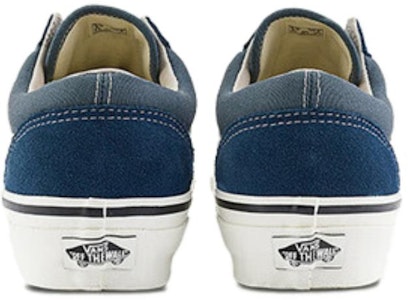 Vans Old Skool Reissue 136 舒適百搭 防滑耐磨 低幫 板鞋 男女同款 藍色 Shop Vans Old Skool Reissue 136 舒適百搭 防滑耐磨 低幫 板鞋 男女同款 藍色