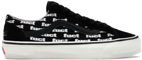 Vans Old Skool Reissue 36 LX FUCT x Slam Jam Black Marshmallow VN000NBKT5O1 Vans Old Skool Reissue 36 LX FUCT x Slam Jam Black Marshmallow VN000NBKT5O1