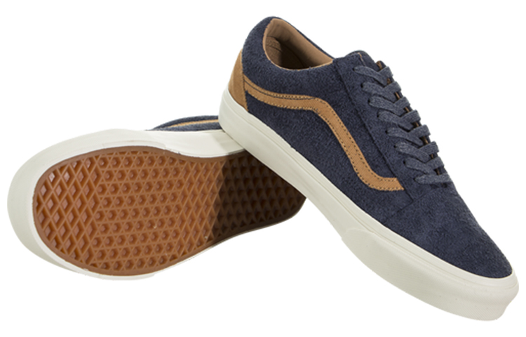 Shop Vans Old Skool Reissue ''Blauw Bruin'' VN0004O7IJX