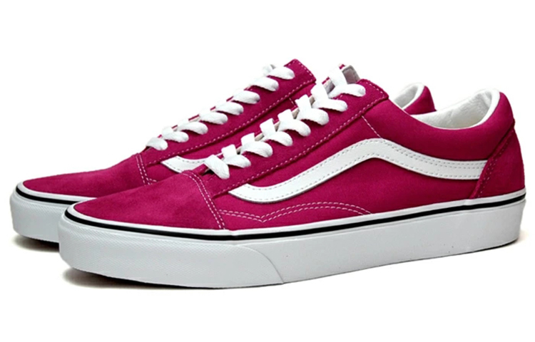 Lookbook Vans Old Skool Retro Low Tops Sepatu Skate Casual Merah Mawar VN0A4U3B2NE