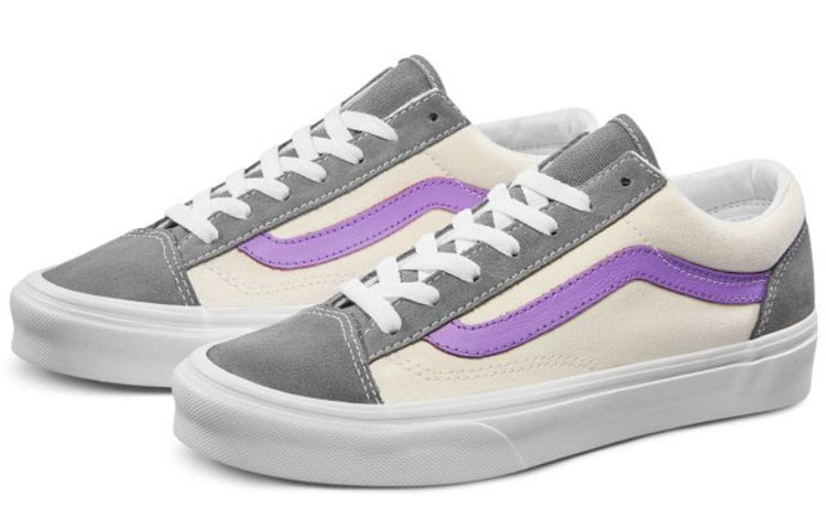 Order Vans Old Skool Retro Sport 'Quiet Shade' dalam Warna Kelabu Klasik. VN0A3DZ3VY3