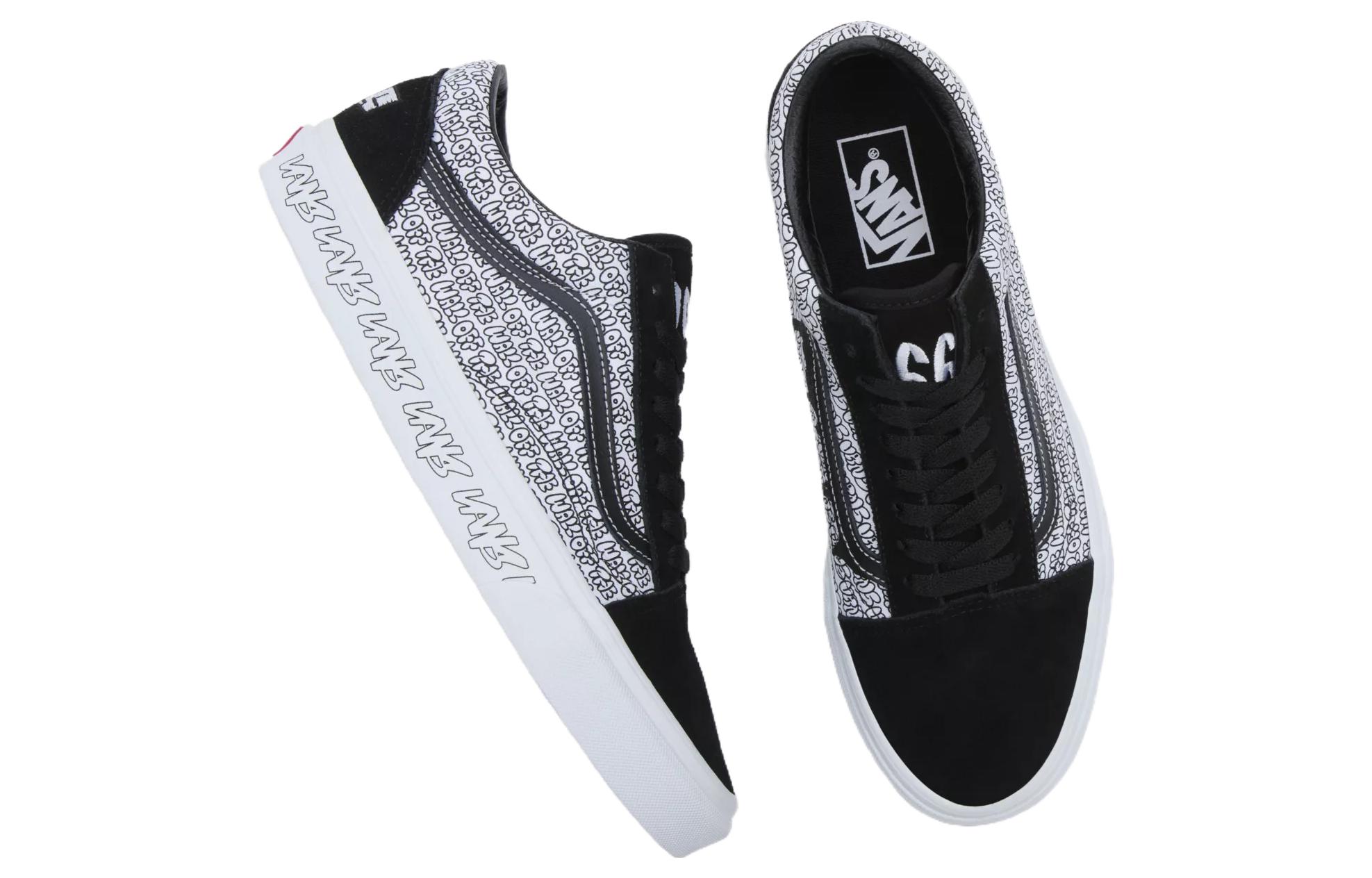 Shop Vans Old Skool Zapatos 'Plata Negro' VN000D3HIWV