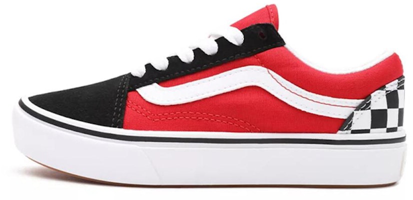 반스 올드스쿨 블랙/레드/화이트 (Vans Old Skool Black/Red/White) VN0A4U1Q35U Buy 반스 올드스쿨 블랙/레드/화이트 (Vans Old Skool Black/Red/White) VN0A4U1Q35U