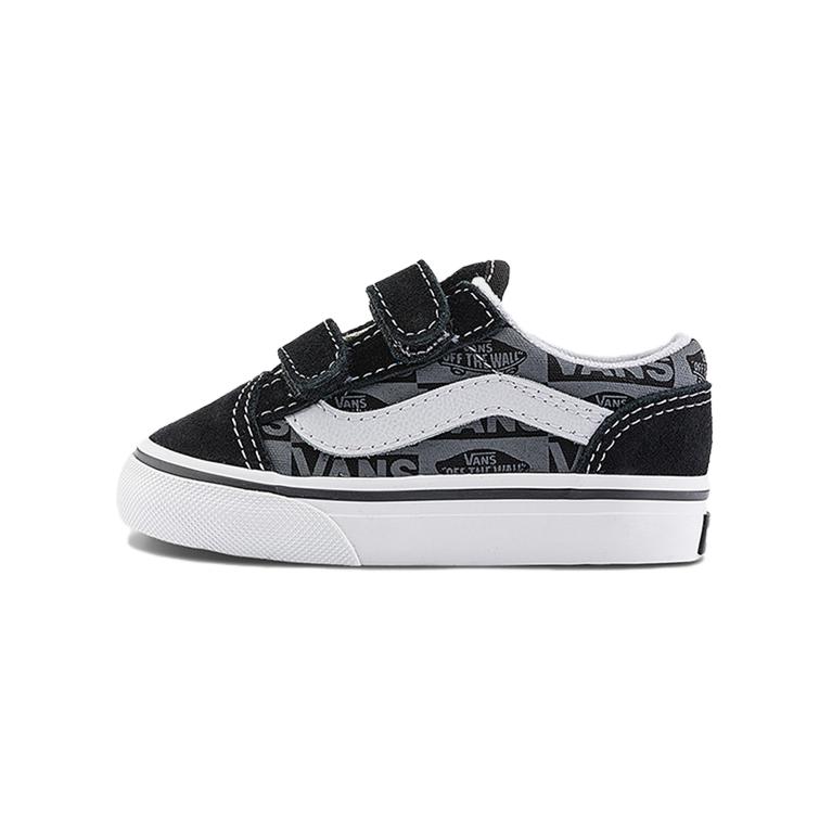Buy 嬰童 Vans Old Skool 耐磨平衡 低筒 學步鞋 黑灰白