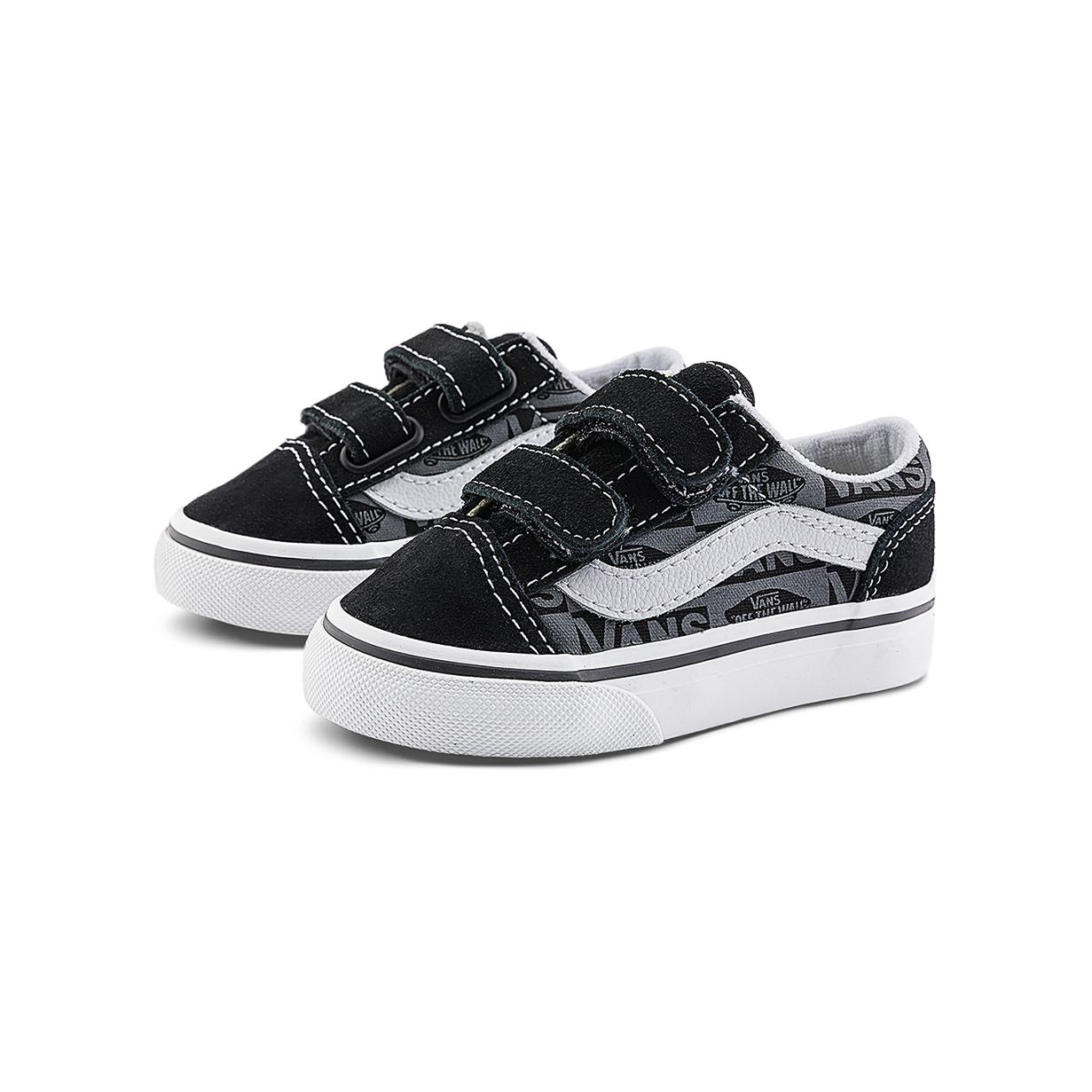 Vans Old Skool Skate Shoes 'Black White Grey' 圖 2