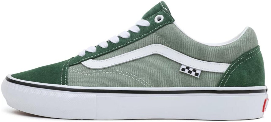 Vans Old Skool Skate 潮流休閒 防滑耐磨 低筒 滑板鞋 男女同款 綠白 Buy Vans Old Skool Skate 潮流休閒 防滑耐磨 低筒 滑板鞋 男女同款 綠白