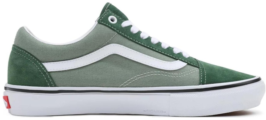 Vans Old Skool Skate 潮流休閒 防滑耐磨 低筒 滑板鞋 男女同款 綠白 Order Vans Old Skool Skate 潮流休閒 防滑耐磨 低筒 滑板鞋 男女同款 綠白