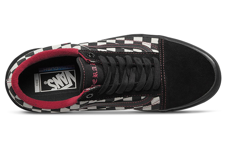 Lookbook Vans Old Skool 復古 休閒 防滑耐磨 低筒 滑板鞋 男女同款 黑白棋盤格