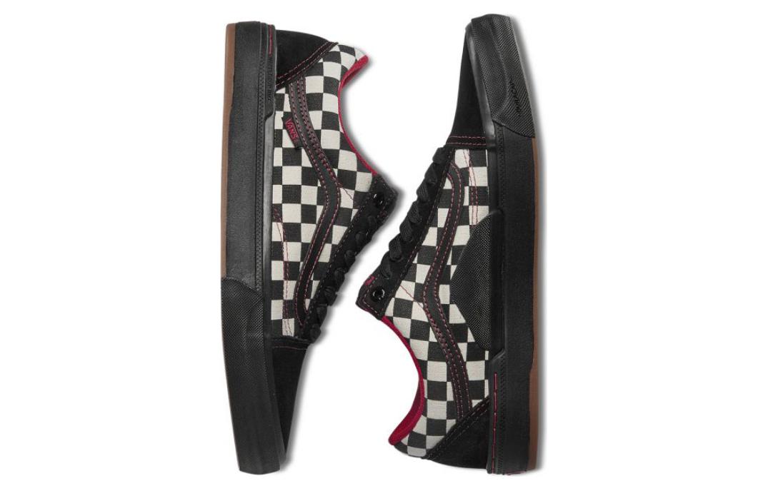 Shop Vans Old Skool 復古 休閒 防滑耐磨 低筒 滑板鞋 男女同款 黑白棋盤格