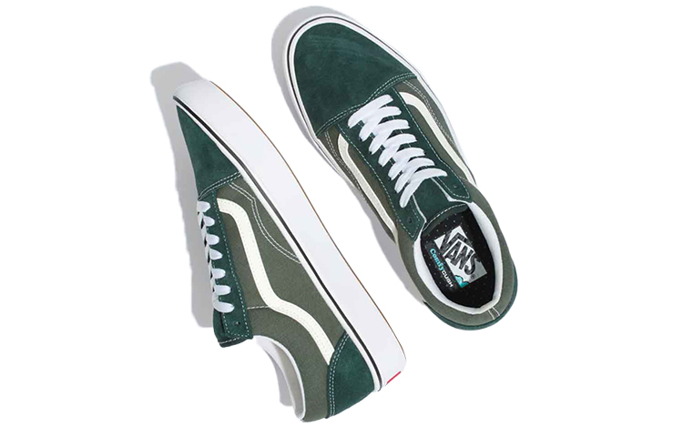 Lookbook Vans Old Skool 绿白色运动鞋 VN0A5DYC9KE