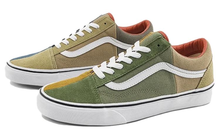 Lookbook Vans Old Skool Split Lona Pato 'Verde Beige' VN0009QH448