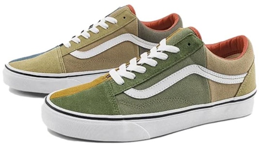 반스 올드스쿨 스플릿 덕 캔버스 '그린 베이지' VN0009QH448 Lookbook 반스 올드스쿨 스플릿 덕 캔버스 '그린 베이지' VN0009QH448