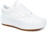 Lookbook Vans Old Skool Stacked 'True White' Putih Tulen VN0A4U15OER