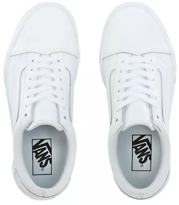 Vans Old Skool 增高版 '纯白' VN0A4U15OER Shop Vans Old Skool 增高版 '纯白' VN0A4U15OER