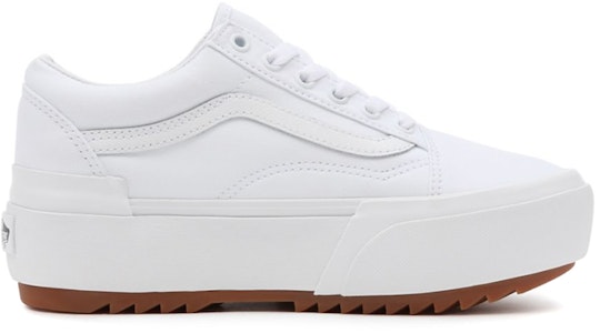 ヴァンズ オールドスクール スタックド (トゥルーホワイト/ガム) VN0A4U15L5R Order ヴァンズ オールドスクール スタックド (トゥルーホワイト/ガム) VN0A4U15L5R