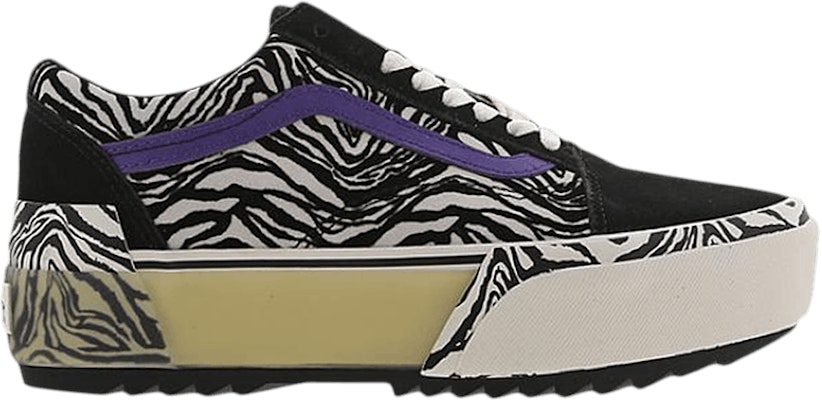 Vans Old Skool Stacked 'Zebra' Pria/Wanita Sneakers VN0A4U155PR Buy Vans Old Skool Stacked 'Zebra' Pria/Wanita Sneakers VN0A4U155PR