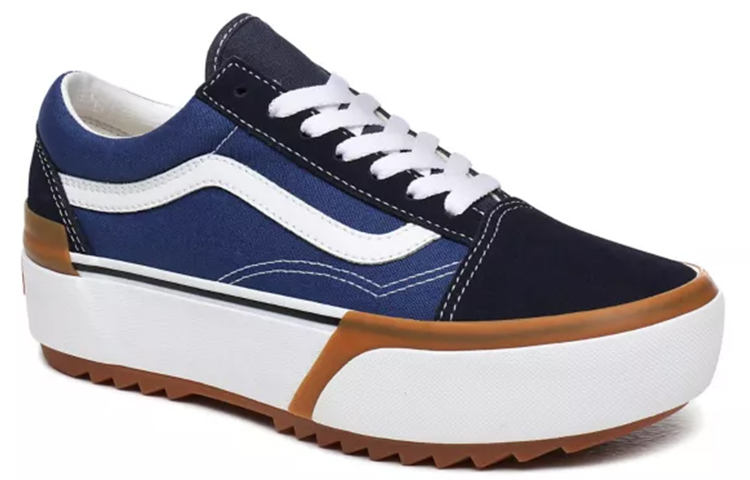 Lookbook Vans Old Skool Stacked Blauw/Zwart VN0A4U15NWD