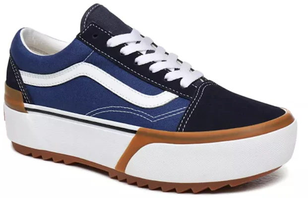 Vans Old Skool Stacked Blauw/Zwart VN0A4U15NWD Lookbook Vans Old Skool Stacked Blauw/Zwart VN0A4U15NWD