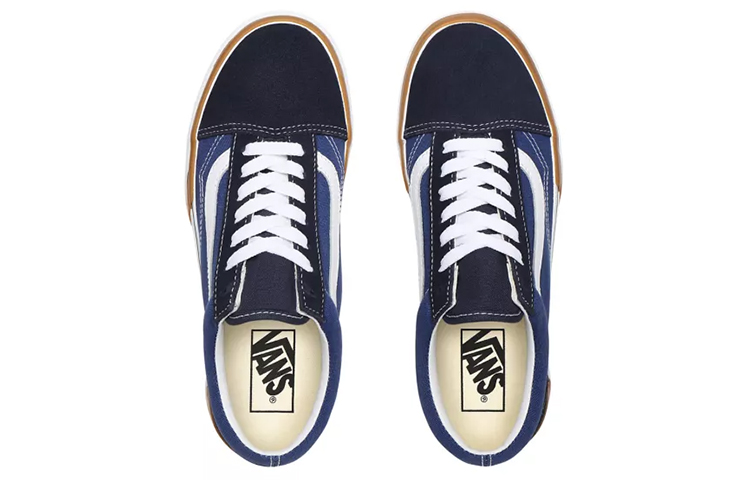 Shop Vans Old Skool Stacked Blauw/Zwart VN0A4U15NWD