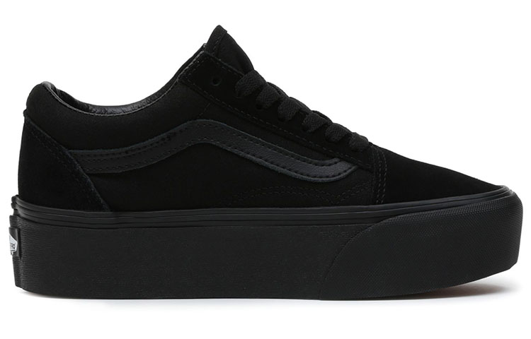 Order ヴァンズ オールドスクール スタックフォーム (黒) VN0A7Q5MBKA