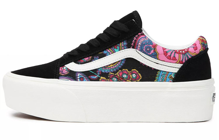 Vans Old Skool Stackform 'Black Pink Blue' VN0A7Q5MBLK