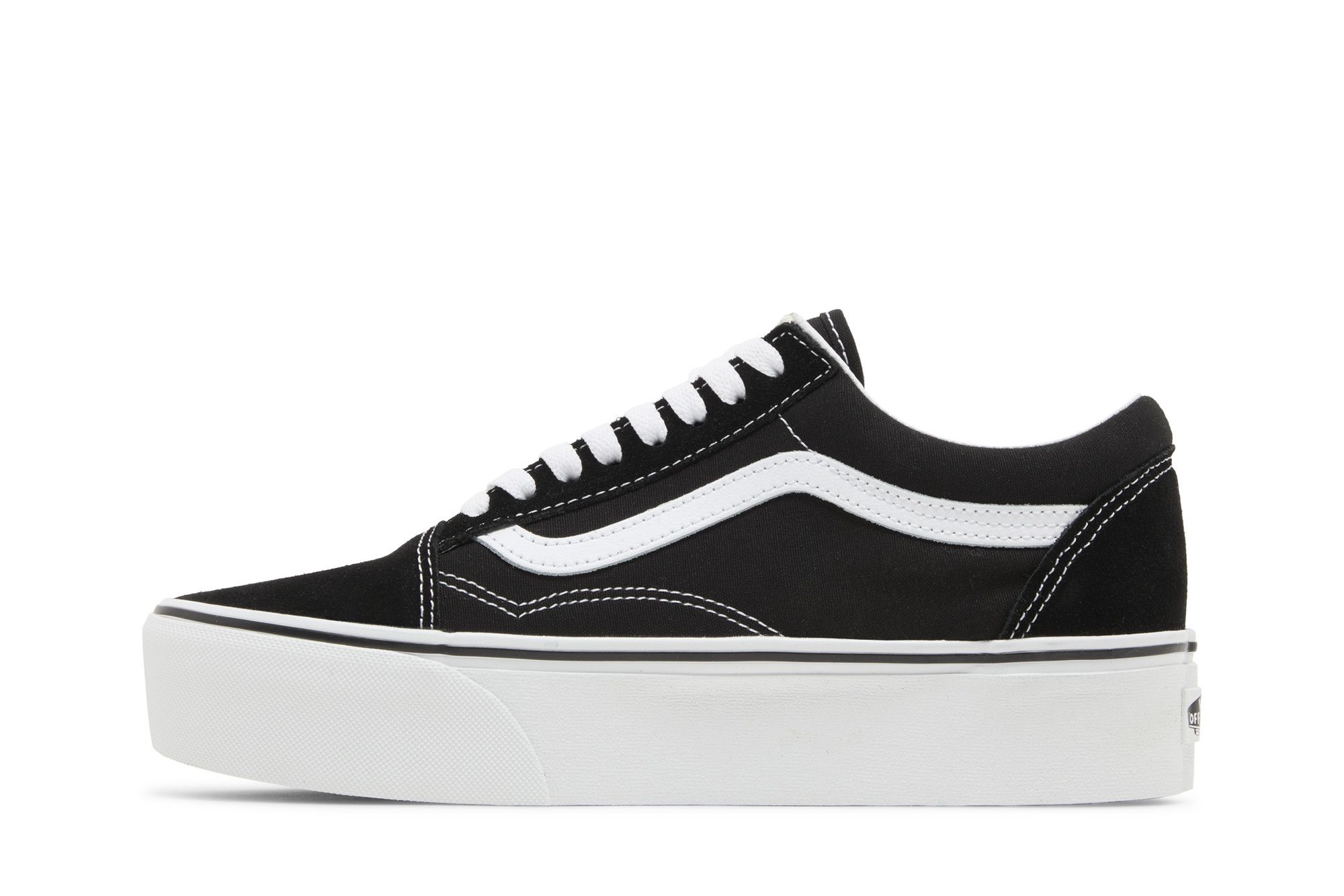 Shop Vans Old Skool Stackform ''Schwarz Weiß'' VN0A7Q5M6BT
