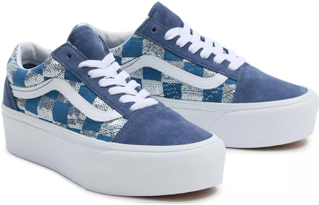 Vans Old Skool Stackform 'Biru Putih' VN0009PZAHU Lookbook Vans Old Skool Stackform 'Biru Putih' VN0009PZAHU