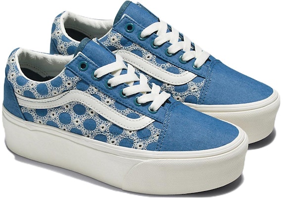 Vans Old Skool Stackform 'Denim Mix' Lelaki Perempuan Kasut Kasual VN0A7Q5MBLU Lookbook Vans Old Skool Stackform 'Denim Mix' Lelaki Perempuan Kasut Kasual VN0A7Q5MBLU