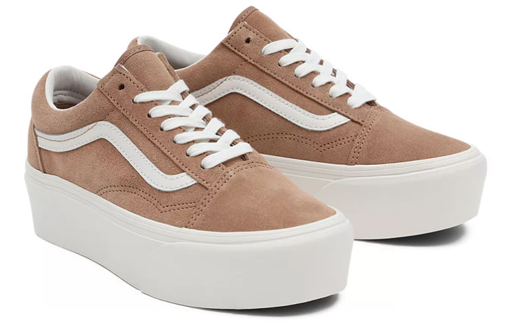 Lookbook Vans Old Skool Stackform ''Marrone Bianco'' VN0A7Q5MB69