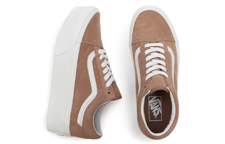 Shop Vans Old Skool Stackform ''Marrone Bianco'' VN0A7Q5MB69