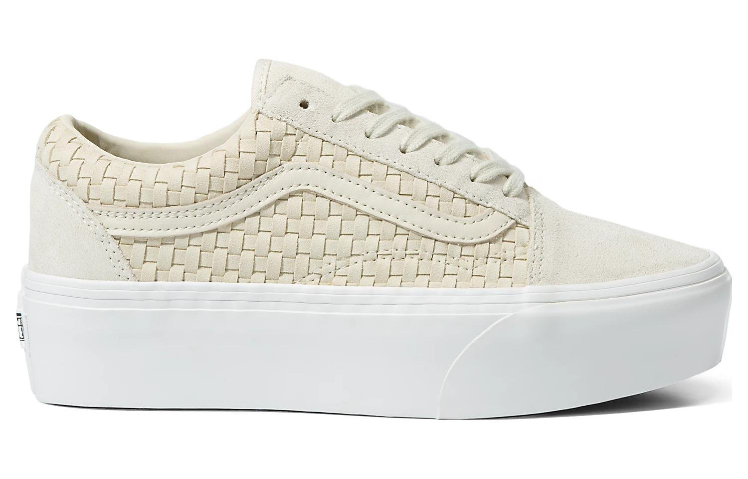 Order Vans Old Skool Stackform ''Cremeweiß'' VN0A7Q5MIVR