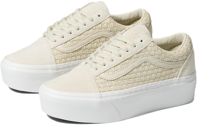 Vans Old Skool 厚底“奶油白” VN0A7Q5MIVR Lookbook Vans Old Skool 厚底“奶油白” VN0A7Q5MIVR
