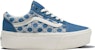Vans Old Skool Stackform 'Denim Mix' Lelaki Perempuan Kasut Kasual VN0A7Q5MBLU