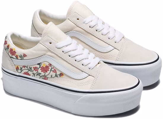 반스 올드스쿨 스택폼 플라워 자수 (Vans Old Skool Stackform Flower Embroidery - shortened) VN0A7Q5MBKN Lookbook 반스 올드스쿨 스택폼 플라워 자수 (Vans Old Skool Stackform Flower Embroidery - shortened) VN0A7Q5MBKN