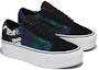 Lookbook Vans Old Skool Stackform 'Cetakan Tengkorak Bercahaya Dalam Gelap' VN0009PZCJI